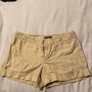 Linen/cotton blend shorts.  Ryan fit.